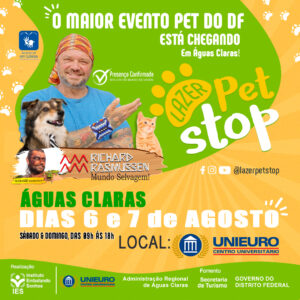 Lazer Pet Stop invade Águas Claras repleto de atrações sobre o mundo pet