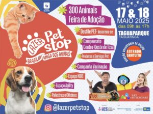Taguaparque vai receber o Lazer Pet Stop 2025